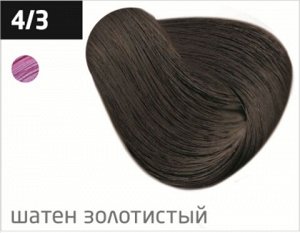 OLLIN COLOR  4/3 шатен золотистый 100 мл Перманентная крем-краска для волос