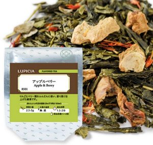 Зеленый чай с сушеными яблоками и ягодами LUPICIA APPLE & BERRY