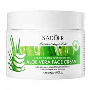 Sadoer Aloe Vera Moisturising and soft крем для лица 140 гр увлажняющий для всех типов кожи