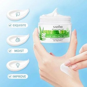 Sadoer Aloe Vera Moisturising and soft крем для лица 140 гр увлажняющий для всех типов кожи