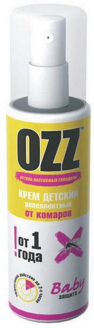 OZZ-BABY Лосьон детский-спрей репеллентный от 1 года, 100 мл, 020804, 100мл