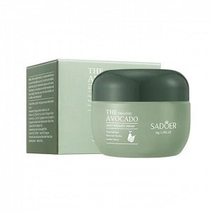 Sadoer The Organic Avocado крем для лица 50 гр питание, увлажнение для сухой кожи