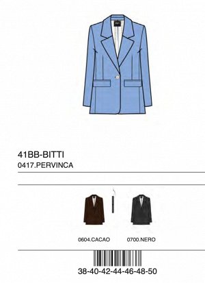 Жакет GIACCA MONOPETTO TESSUTO LINO/VISCOSA FIAMMATO
42%VISCOSA 35%RAYON 23%LINO