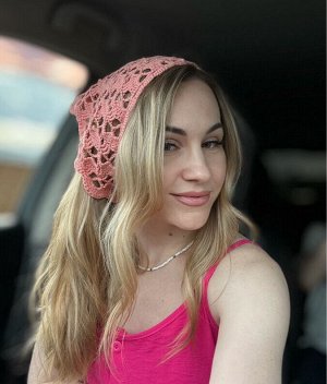 Косынка ажурная летняя