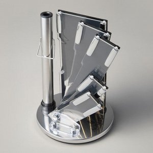 Элегантный набор ножей НЖС с вращающейся подставкой (8 предметов), 1 шт.