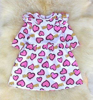 ПЛ554-Ф Платье «LOVE» (QR)