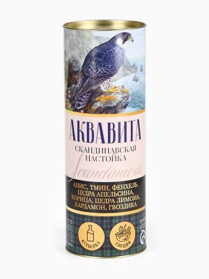 Подарочный набор для приготовления настойки «Аквавита», набор трав и специй 20 г., бутылка 500 мл., инструкция