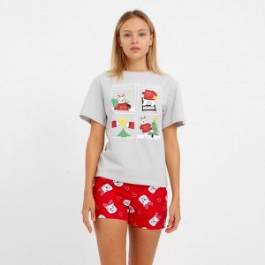 Пижама женская (футболка и шорты) KAFTAN "Мишки" размер