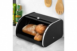 Хлебница "BREAD", черная, 30x26x17.5 см