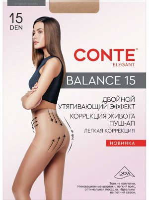 Balance 15 Колготки женские c эффектом push-up и моделирующими шортиками