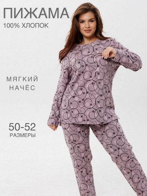 Пижама женская ПЖ-48 (футер с начёсом)