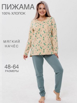 Пижама женская ПЖ-53 (футер с начёсом)