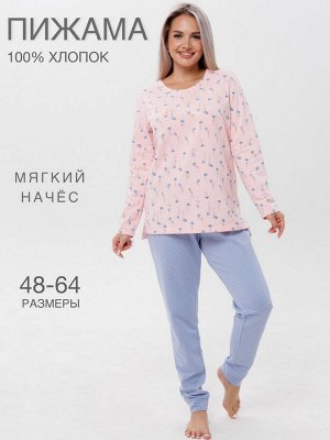 Пижама женская ПЖ-53 (футер с начёсом)