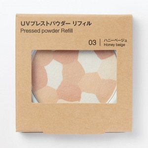 MUJI UV Pressed Powder SPF33 PA+++ – запасной блок компактной пудры с солнцезащитой
