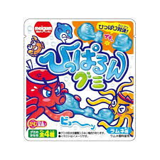Жевательный мармелад в виде Морских созданий со вкусом рамуне Meiji 19 гр Японские сладости