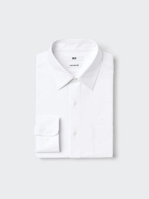 UNIQLO - однотонная рубашка с классическим воротником - 00 WHITE