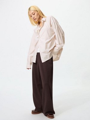 UNIQLO - свободные спортивные брюки с высокой посадкой - 39 DARKBROWN