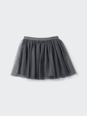 UNIQLO - детская юбка из фатина - 08 DARKGRAY