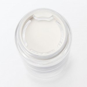 MUJI Portable Drink Bottle with Scale - портативная бутылка для напитков с мерной шкалой, белая, 500 мл