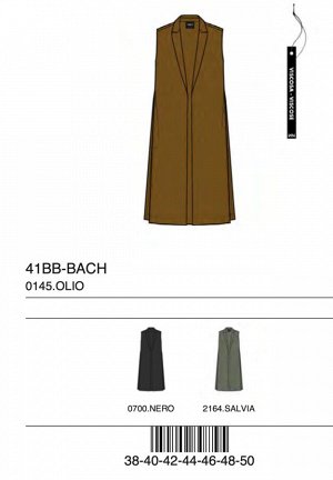 Жилет GIACCA GILET LUNGA TESSUTO RASO VISCOSA CRINCKLE
100%VISCOSA