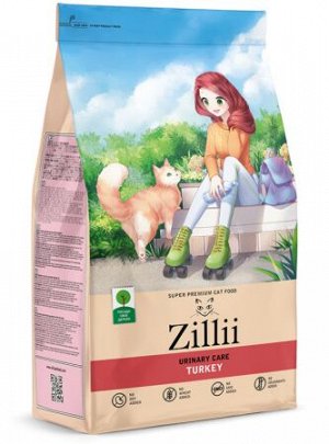 Zillii для кошек Urinary Care РН-контроль Индейка 400гр