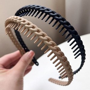 Ободок для волос "Классический" матовый, 1 см