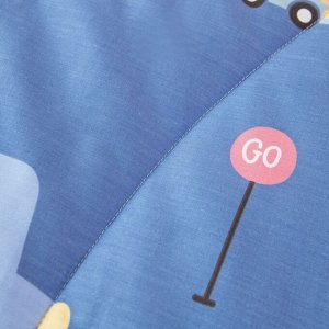 Комплект постельного белья Сатин с Одеялом Young 100% хлопок на резинке OBKR023