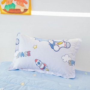 Комплект постельного белья Сатин с Одеялом Young 100% хлопок на резинке OBKR020