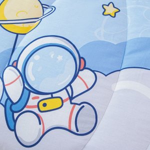 Комплект постельного белья Сатин с Одеялом Young 100% хлопок на резинке OBKR020