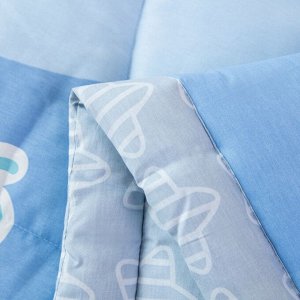 Комплект постельного белья Сатин с Одеялом Young 100% хлопок на резинке OBKR026