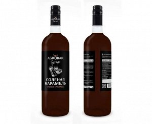 Сироп соленая карамель, AGROBAR 1л ст/б 1шт Россия