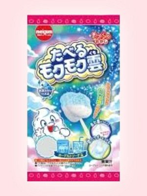 Жевательная конфета с посыпкой Воздушное облако вкус йогурта и содовой Meiji Сделай сам 18 гр Японские сладости