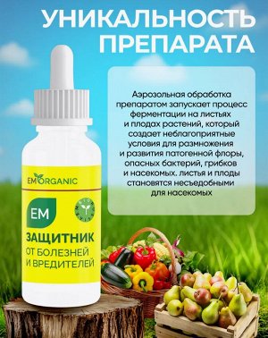 Эм‑защитник  (ЭМ-5) от болезней и вредителей