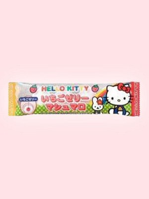 Зефир "Hello Kitti" с клубничным желе EIWA 14 гр Японские сладости