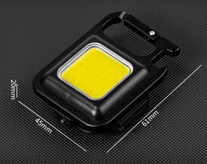 Фонарик-брелок-мини USB с треногой для дома и туризма, 6х4,5х2,5