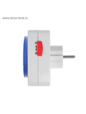 Таймер розеточный механический, Luazon Lighting, 16 A, интервал 15 минут, 220 В, суточный