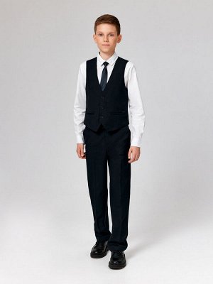Жилет детский для мальчиков Pavel vest черный-синий