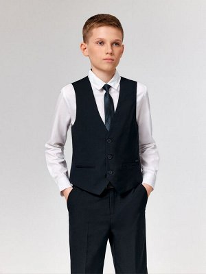 Жилет детский для мальчиков Pavel vest черный-синий