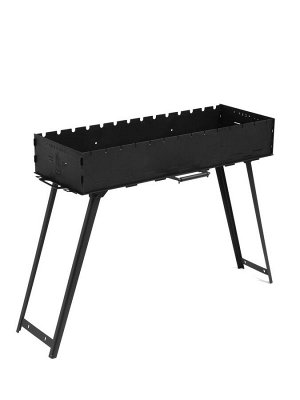 Мангал с ножками FIREGRILL, 94.7x37.5x72.3 см, 2 мм, длина жаровни 85 см