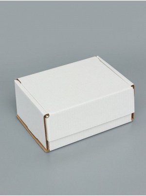 Коробка складная 22 х16,5 х10 см цвет белый
