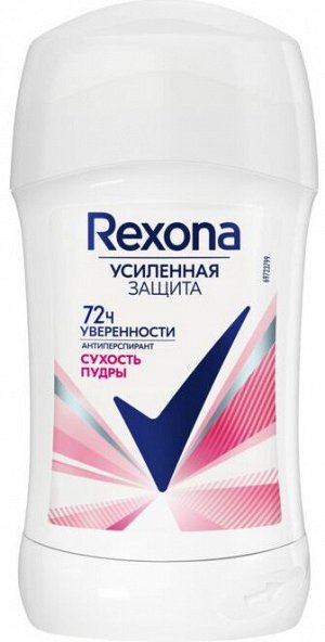 REXONA женский СТИК Сухость Пудры 40 мл