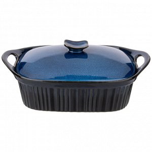 Форма для запекания с крышкой Reactive Blue 33x23x9.5/13 см, 2000 мл, 1 шт.