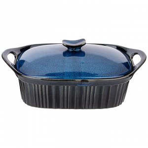 Форма для запекания с крышкой Reactive Blue 33x23x9.5/13 см, 2000 мл, 1 шт.