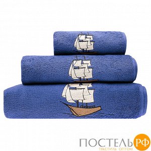 Tana Home Collection ФРЕГАТ 50*90 синее полотенце махровое