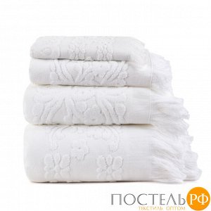 Полотенце Arya С Бахромой 30X50 Isabel Soft Белый