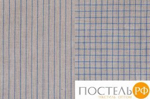 Комплект из 2-х полотенец 'TIMELESS mini' р-р: 2 х(50x70см), цвет: натуральный/синий