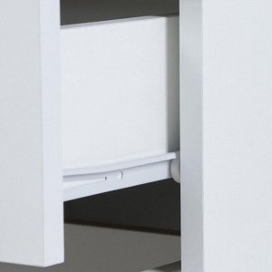 Тумба прикроватная «Клик Мебель. ТП-1», 400x380x560 мм, цвет белый