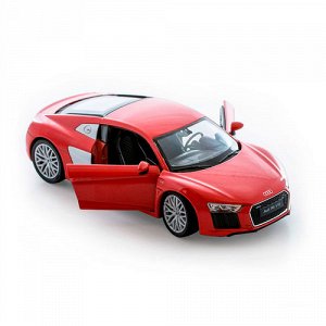 Модель машины 1:24 Audi R8 V10  Welly (Велли), цвет в ассорт., кор. 23*10*11 см.