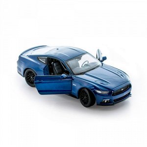 Модель машины 1:24 Ford Mustang GT  Welly (Велли), цвет в ассорт., кор. 23*10*11 см.