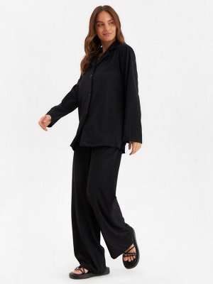 Костюм женский (жакет, брюки) MINAKU: Green trend, чёрный